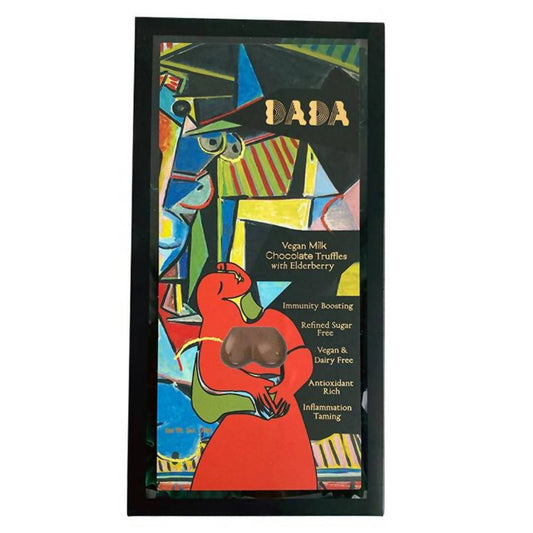 Farm2Me - Snacks - DADA Daily - Vegan Milk Chocolate Elderberry Boob Truffle Boxes - 8 x 3oz - Vegan Milk Chocolate Elderberry Boob Truffle Boxes - 8 x 3oz -