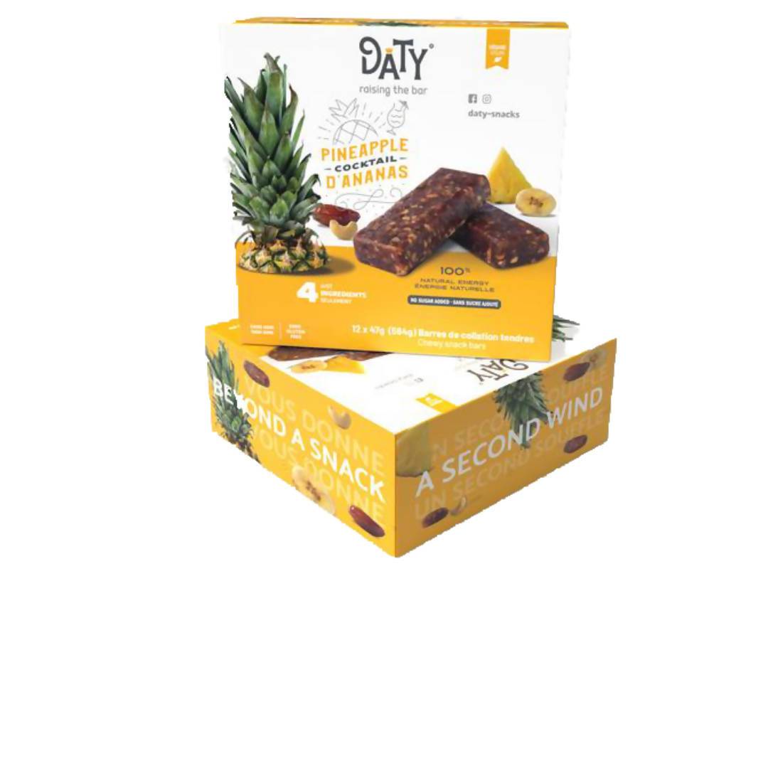 Farm2Me - Snacks - Daty-Snacks - Pineapple Cocktail Date Bar - 576 x 47g - Pineapple Cocktail Date Bar - 576 x 47g -