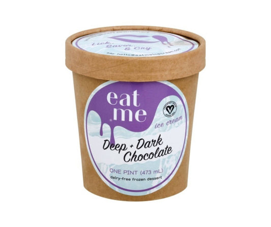Pots de glace végétalienne Chocolat noir intense – 8 x 473 ml