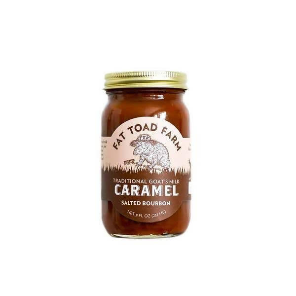 Caramels au lait de chèvre salé et au Bourbon Fat Toad Farm - 12 x 227 g