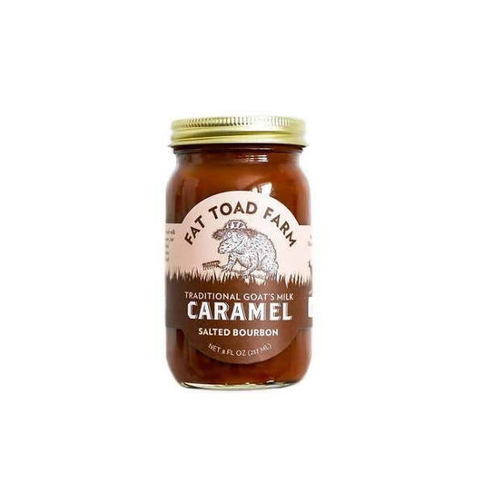 Caramels au lait de chèvre salé et au Bourbon Fat Toad Farm - 12 x 227 g