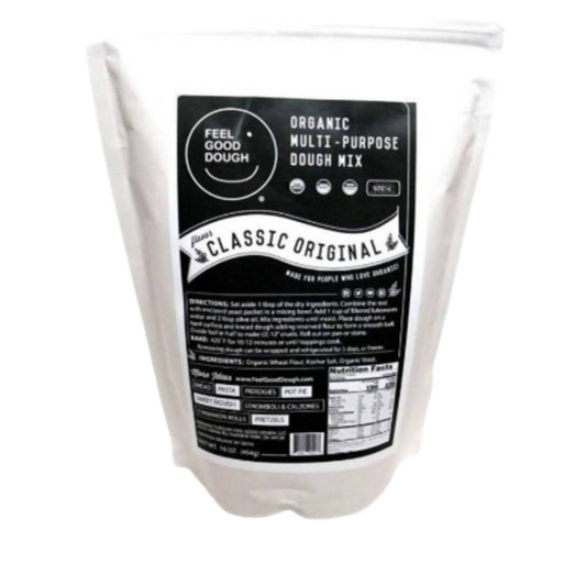 Farm2Me - Bakery - Feel Good Dough - Organic Multi-Purpose Dough Mix - 5 x 16oz - Organic Multi-Purpose Dough Mix - 5 x 16oz -