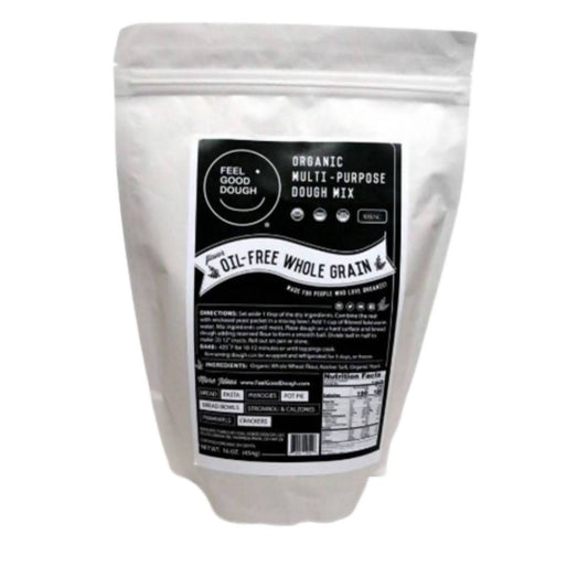 Farm2Me - Bakery - Feel Good Dough - Organic Multi-Purpose Oil-Free Whole Grain Dough Mix - 5 x 16oz - Organic Multi-Purpose Oil-Free Whole Grain Dough Mix - 5 x 16oz -