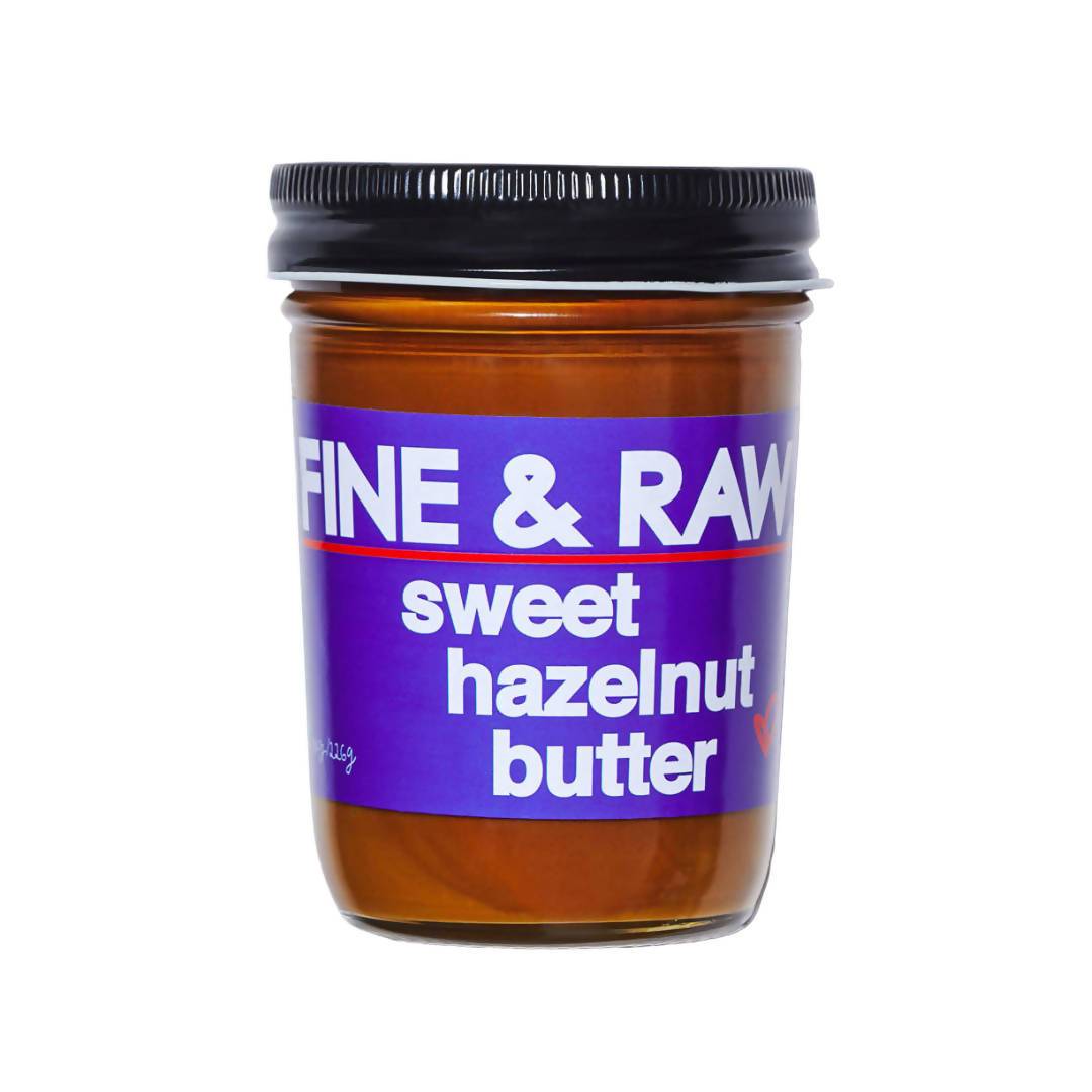 Fine and Raw Hazelnut Butter, Chocolate, Sweet, Organic, Fair Trade - 12 Jars x 8oz