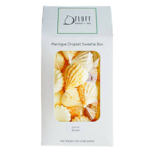 Farm2Me - Bakery - Fluff Meringues and More - Lemon Sherbet Meringue Sweetie Boxes - 12 x 3.35oz - Lemon Sherbet Meringue Sweetie Boxes - 12 x 3.35oz -