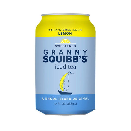 Sally's Lemon Sweetened Organic Iced Tea Can - 12-Cans Packs - Granny Squibb’s Organic Iced Tea | Farm2Me Wholesale