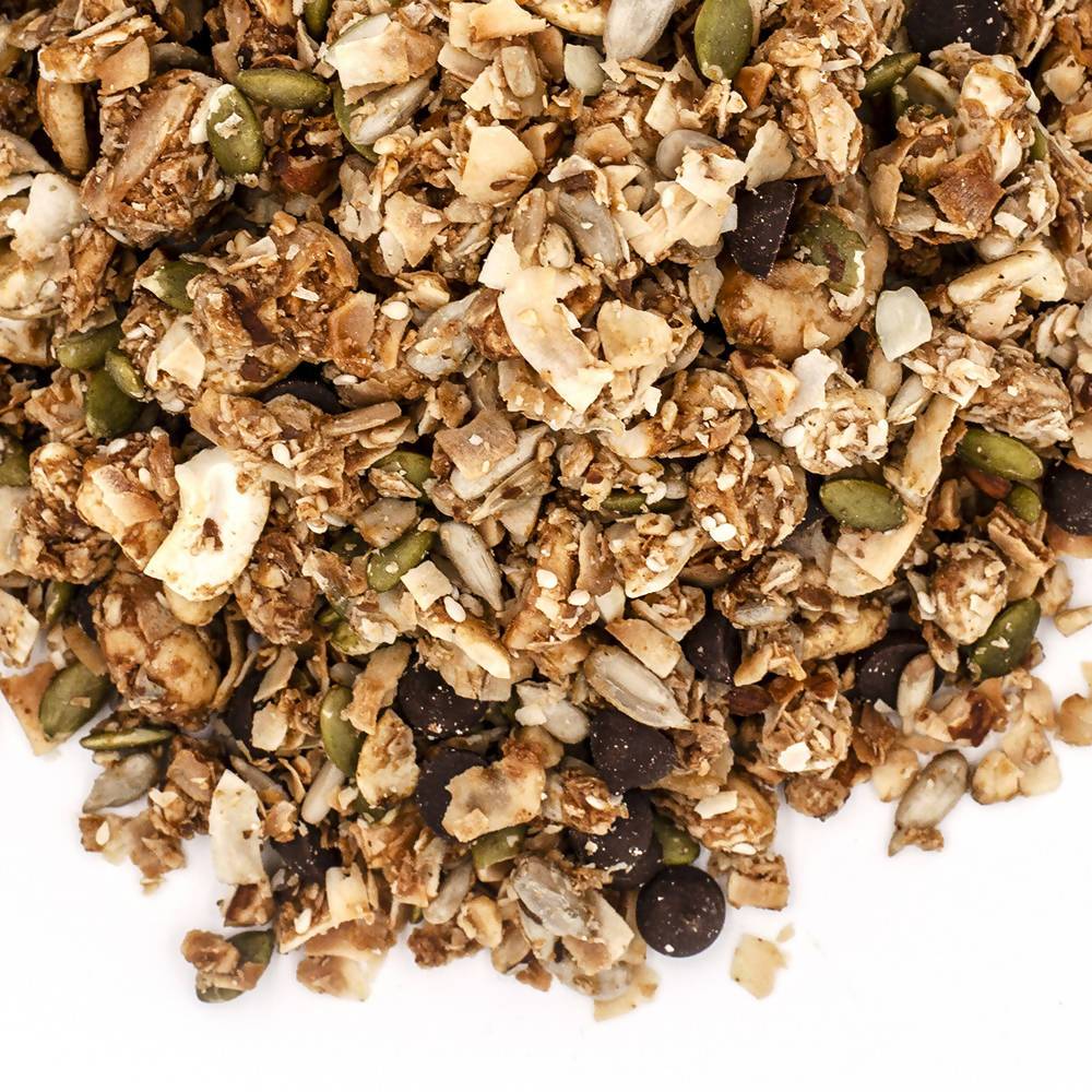Farm2Me - Snacks - Grizzlies Brand - Ginger Chocolate Paleo Granola Bulk - 20 LB - Ginger Chocolate Paleo Granola Bulk - 20 LB - O-CBGING