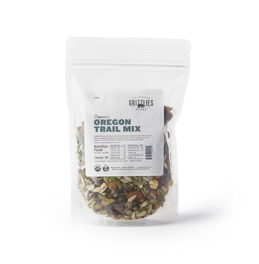 Farm2Me - Snacks - Grizzlies Brand - Organic Oregon Trail Mix Bags - 12 x 12oz - Organic Oregon Trail Mix Bags - 12 x 12oz - O-OTM1