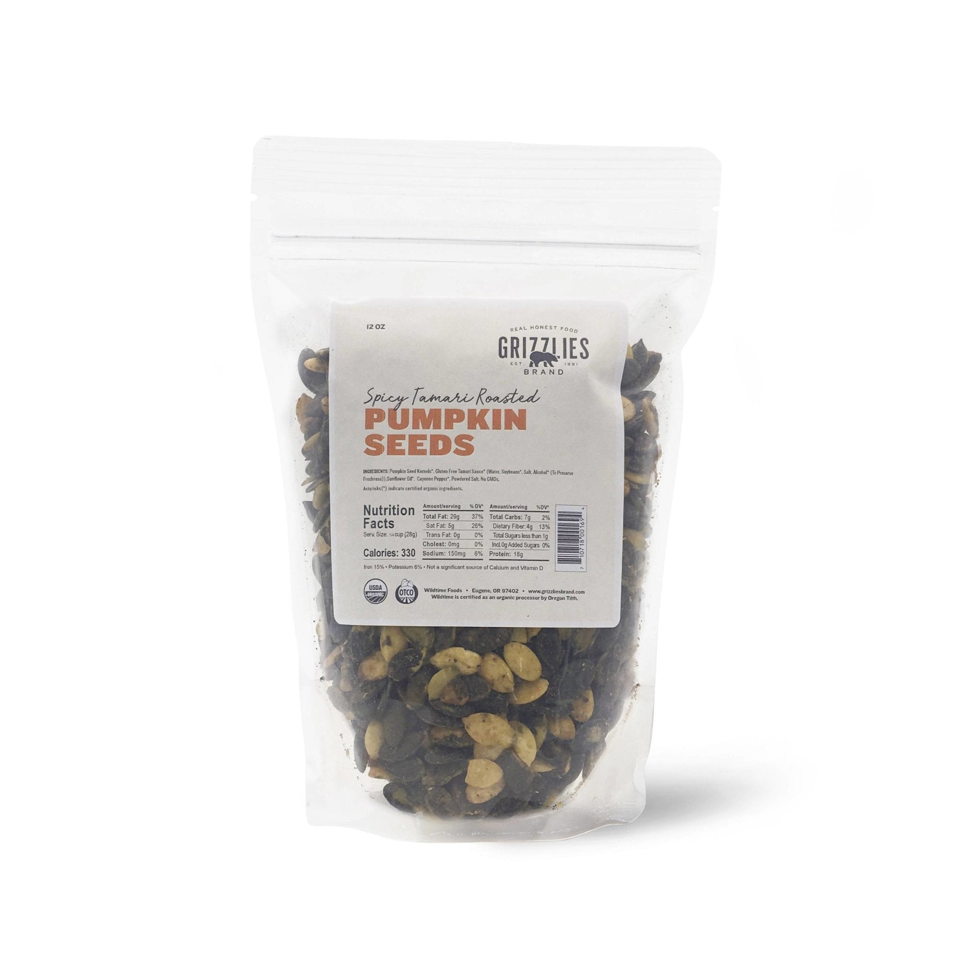 Farm2Me - Snacks - Grizzlies Brand - Tamari Roasted Trail Mix Bulk - 20 LB - Tamari Roasted Trail Mix Bulk - 20 LB - O-STP20