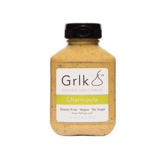 Farm2Me - pantry - Grlk, LLC - Charmoula Lebanese Grlk Spread - 6 x 9.25oz - Charmoula Lebanese Grlk Spread - 6 x 9.25oz -