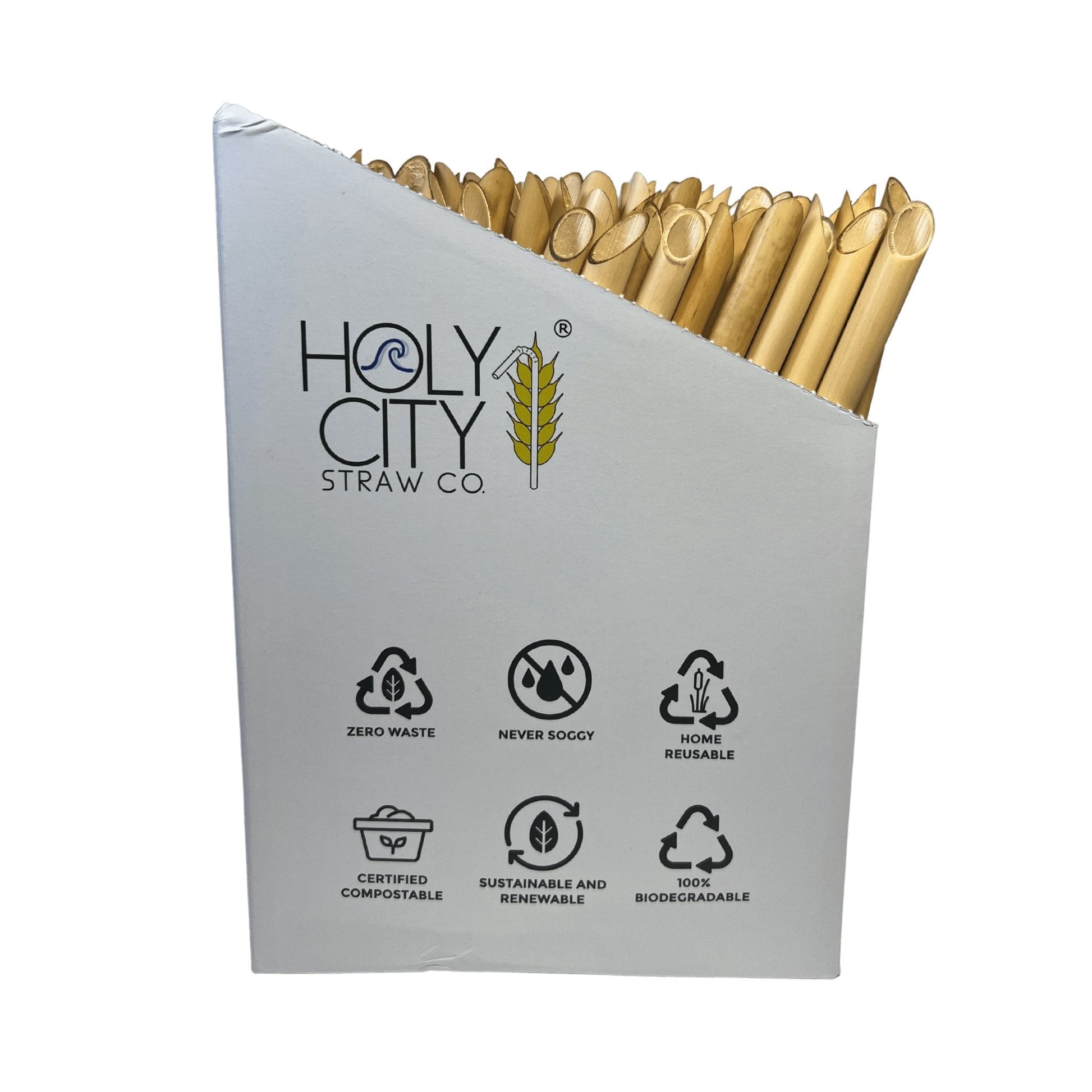 Holy City Straw Company - Holy City Straw Custom Angled Reed Straws - Straw Holders & Dispensers | Delivery near me in ... Farm2Me #url#