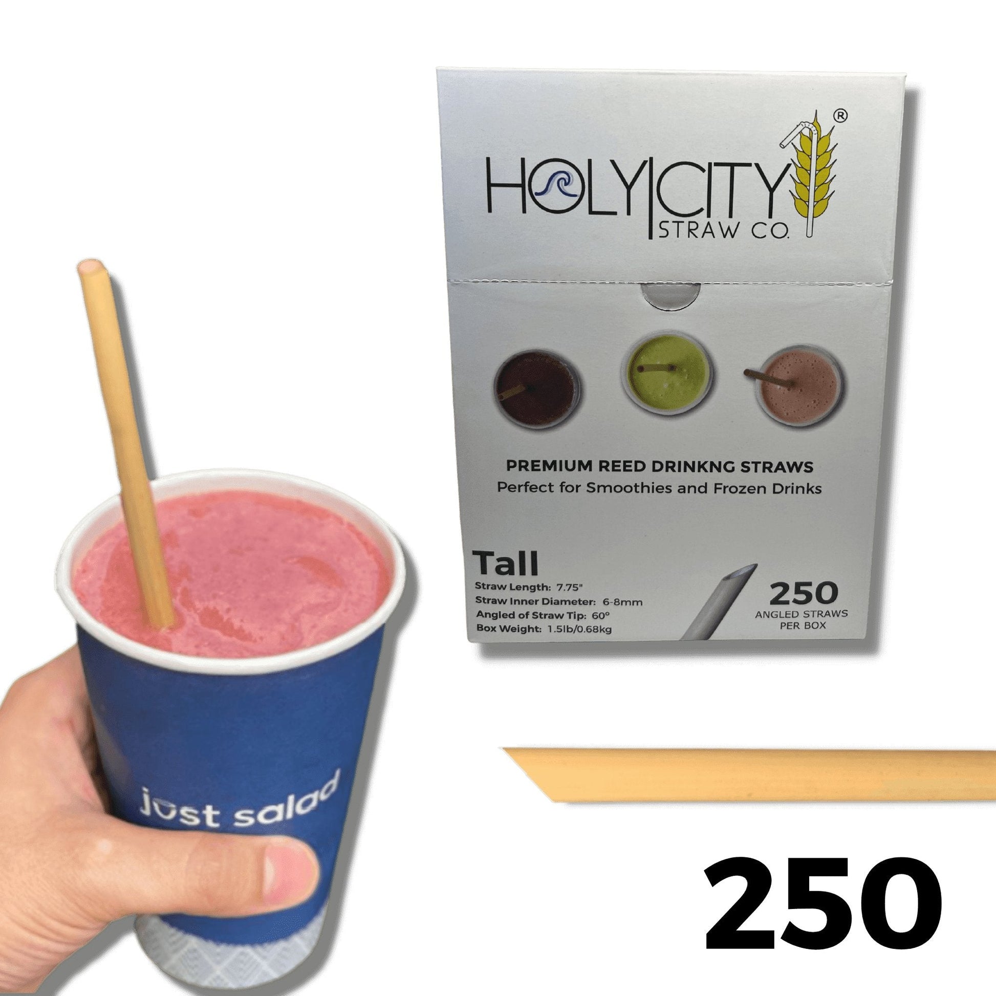 Holy City Straw Company - Holy City Straw Custom Angled Reed Straws - Straw Holders & Dispensers | Delivery near me in ... Farm2Me #url#