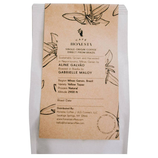 Farm2Me - Beverage - Honesta Coffee - Whole Bean Roasted Coffee (Medium Roast) Bag - 1 x 3 oz - Whole Bean Roasted Coffee (Medium Roast) Bag - 1 x 3 oz -