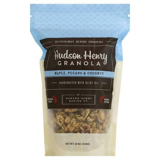 Farm2Me - Pantry - Hudson Henry Baking Co. - Maple, Pecans & Coconut Granola Bags - 12 x 12oz - Maple, Pecans & Coconut Granola Bags - 12 x 12oz -