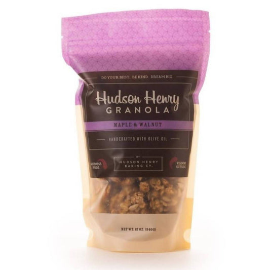 Farm2Me - Pantry - Hudson Henry Baking Co. - Maple & Walnut Granola Bags - 12 x 12oz - Maple & Walnut Granola Bags - 12 x 12oz -
