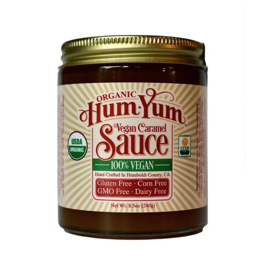 Farm2Me - Dairy - HumYum - Organic Vegan Caramel Sauce - 6 x 8.5oz - Organic Vegan Caramel Sauce - 6 x 8.5oz - 659424792147