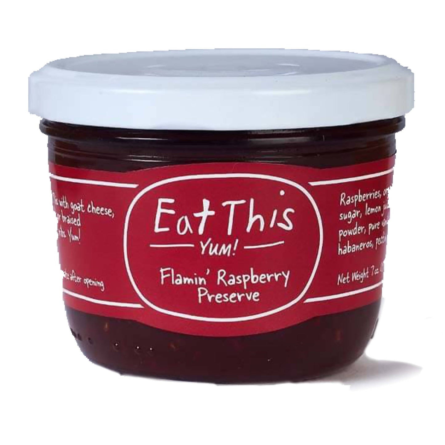 Pots de confiture de framboise Flamin' – 12 x 200 g