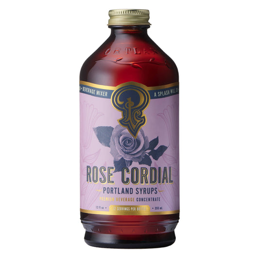 Sirop de cordial à la rose - 6 x 12 oz
