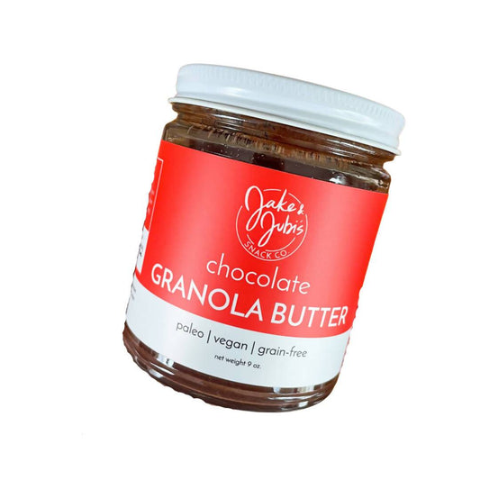 Farm2Me - Pantry - Jake & Jubi’s Snack Co. - Chocolate Granola Nut Butter Jars - 12 x 9oz - Chocolate Granola Nut Butter Jars - 12 x 9oz - 860006291624