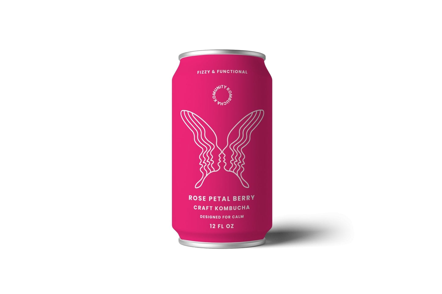 Komunity Kombucha - "Adapt" Rose Petal Berry Kombucha Cans - 24 x 12oz - Functional Kombucha Beverage | Delivery near me in ... Farm2Me #url#