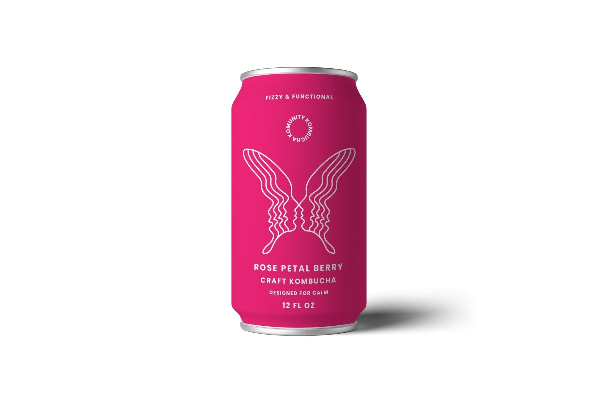 Komunity Kombucha - "Adapt" Rose Petal Berry Kombucha Cans - 24 x 12oz - Functional Kombucha Beverage | Delivery near me in ... Farm2Me #url#