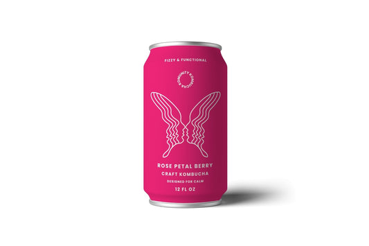 Komunity Kombucha - "Adapt" Rose Petal Berry Kombucha Cans - 24 x 12oz - Functional Kombucha Beverage | Delivery near me in ... Farm2Me #url#