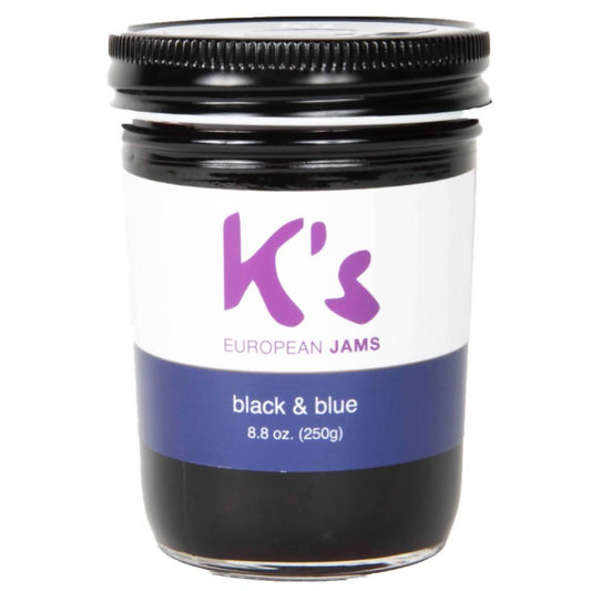 Farm2Me - Pantry - K’s European Jams - Black and Blue Jam - 12 x 8.8oz - Black and Blue Jam - 12 x 8.8oz - 631384292998