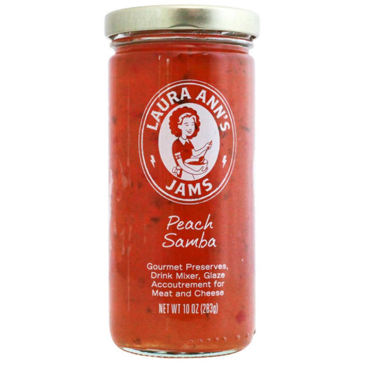 Laura Ann’s Jams - Laura Ann's Jams Peach Samba Jam (Peace Jalapeno) Jars - 24 jars x 10oz - Pantry - Farm2Me - 71932140529 - 71932140529 -
