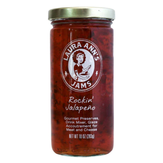 Laura Ann’s Jams - Laura Ann's Jams Rockin Jalapeno Jars - 24 jars x 10oz - Pantry - Farm2Me - 760921781814 - 760921781814 -