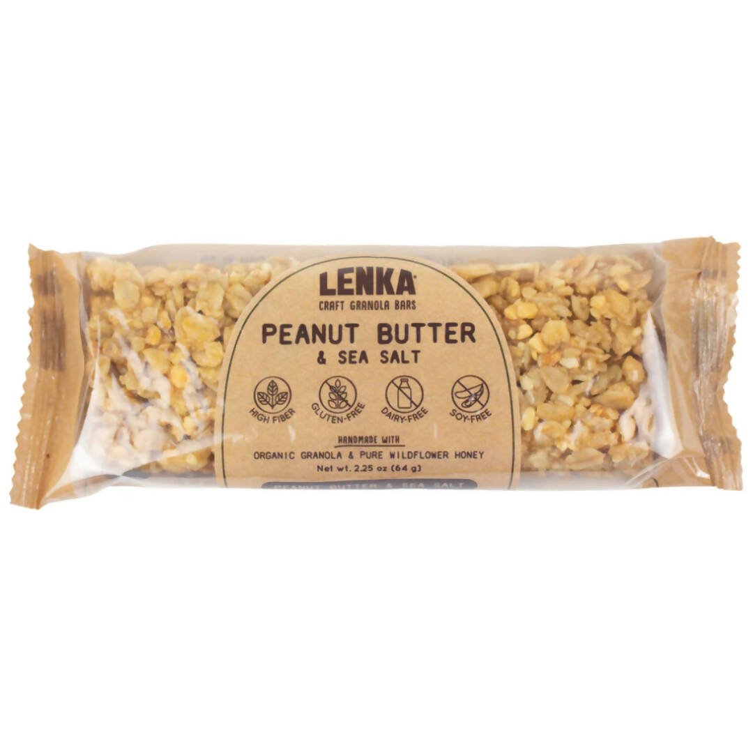 Lenka Bar - Lenka Bars Peanut Butter With Sea Salt Bar - 96 bars x 2.25oz - Snack - Farm2Me - -