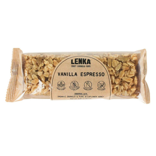 Lenka Bar - Lenka Bars Vanilla Espresso Bars - 96 bars x 2.25oz - Snacks - Farm2Me - -