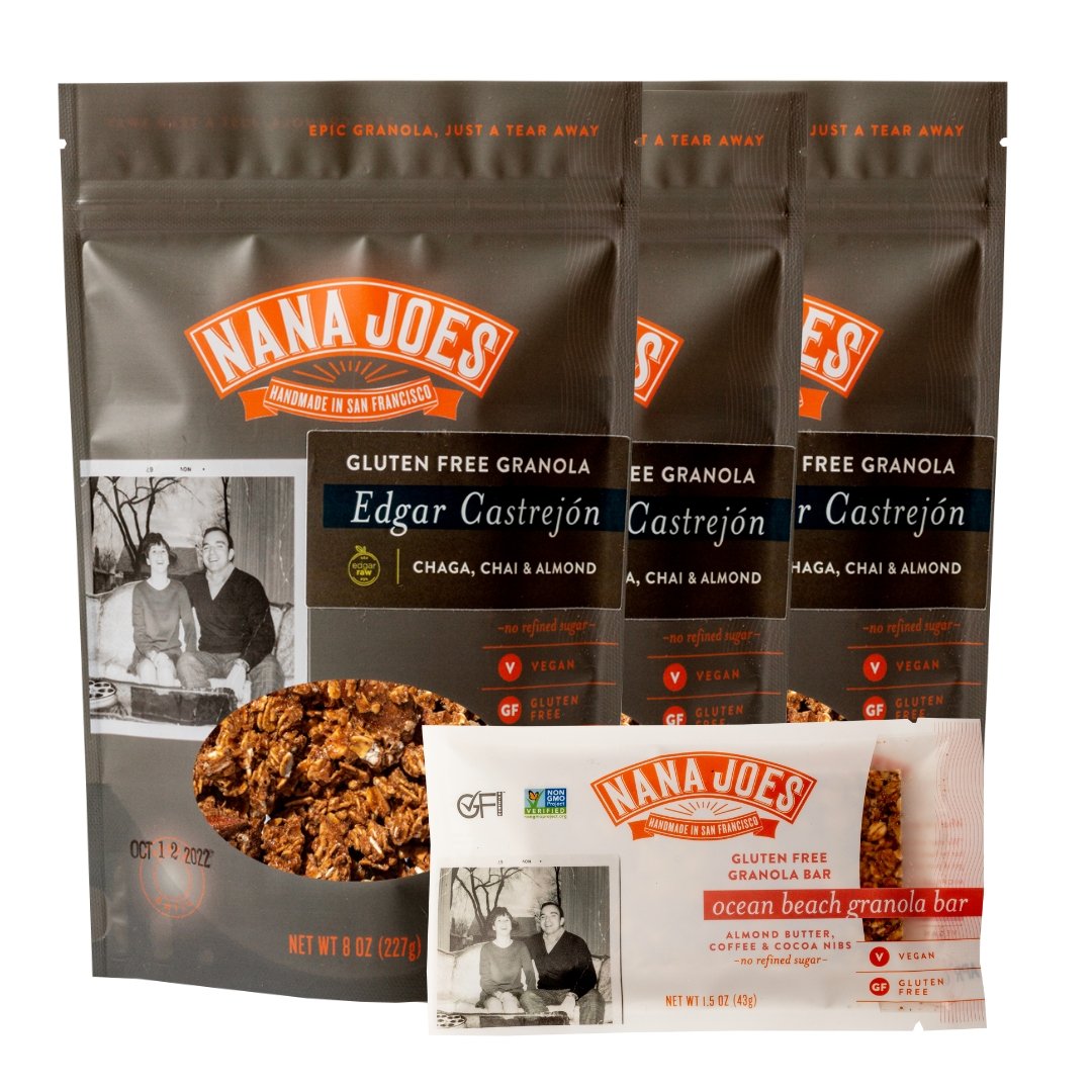 Nana Joes Granola - Chaga Chai Granola + free Ocean Beach Bar - Farm2Me - -