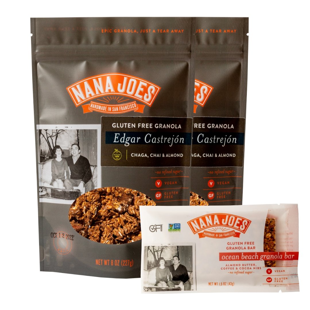 Nana Joes Granola - Chaga Chai Granola + free Ocean Beach Bar - Farm2Me - -