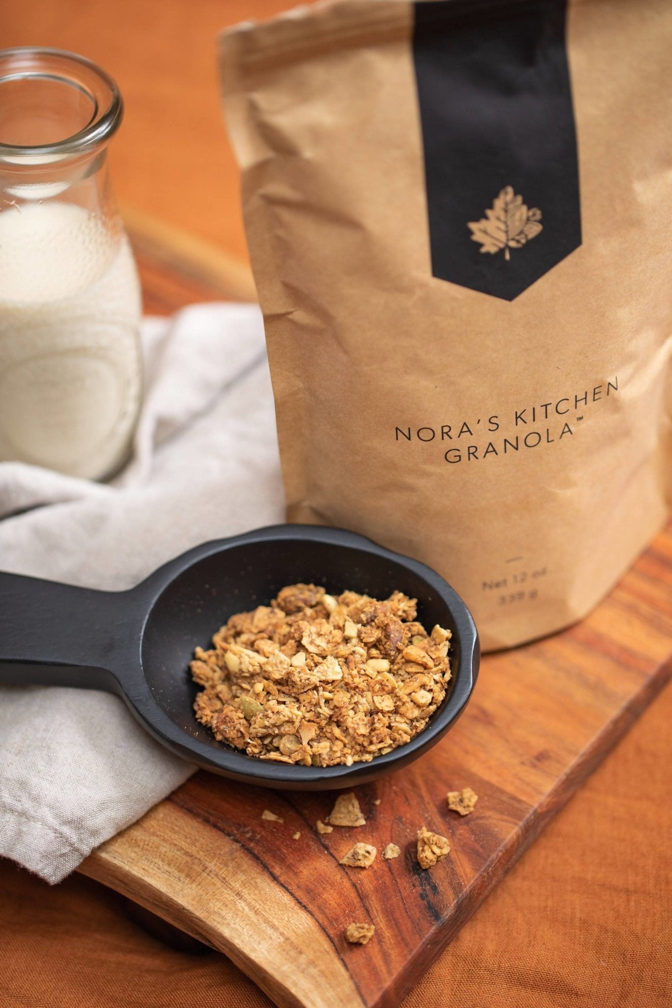 Farm2Me - Pantry - Nora’s Kitchen LLC - Vegan Gluten-Free Granola Bag - 24 x 12oz - Vegan Gluten-Free Granola Bag - 24 x 12oz - 6520300030