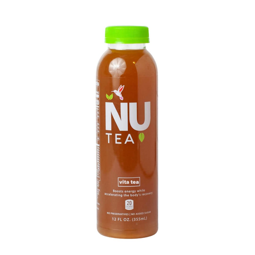NU Tea - Vita Tea Iced Green & Yerba Mate Tea Bottles - 12 x 12oz - Drinks | Delivery near me in ... Farm2Me #url#