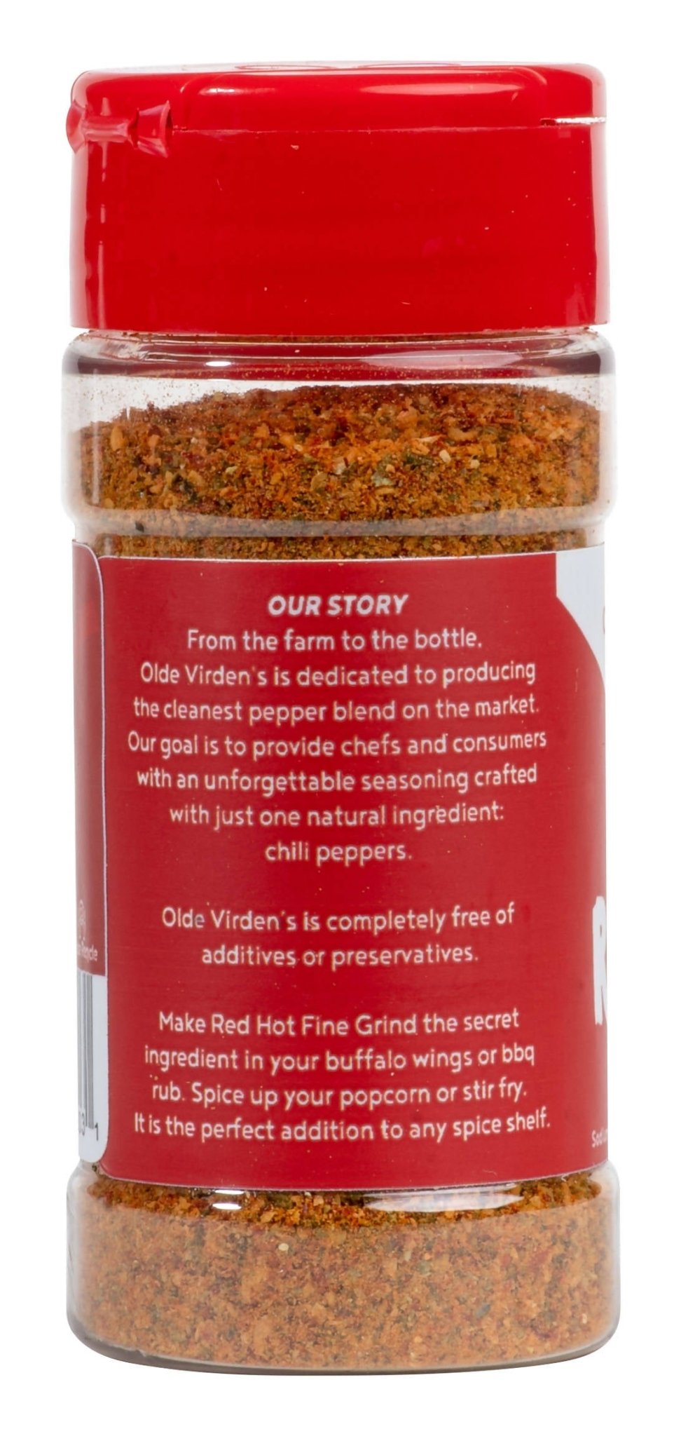 Olde Virden’s Tennessee Pepper Co. - Red Hot Fine Grind - Spices - Farm2Me - 865234000031 -