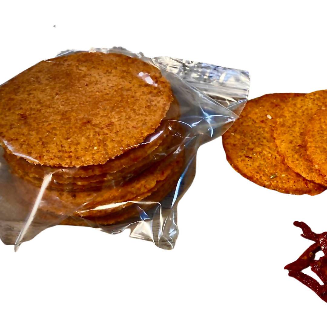 Farm2Me - Bakery - Palenque Colombian food - Sundried Tomato (Red) Arepas (2 inch) - 6 x 20-pack - Sundried Tomato (Red) Arepas (2 inch) - 6 x 20-pack -