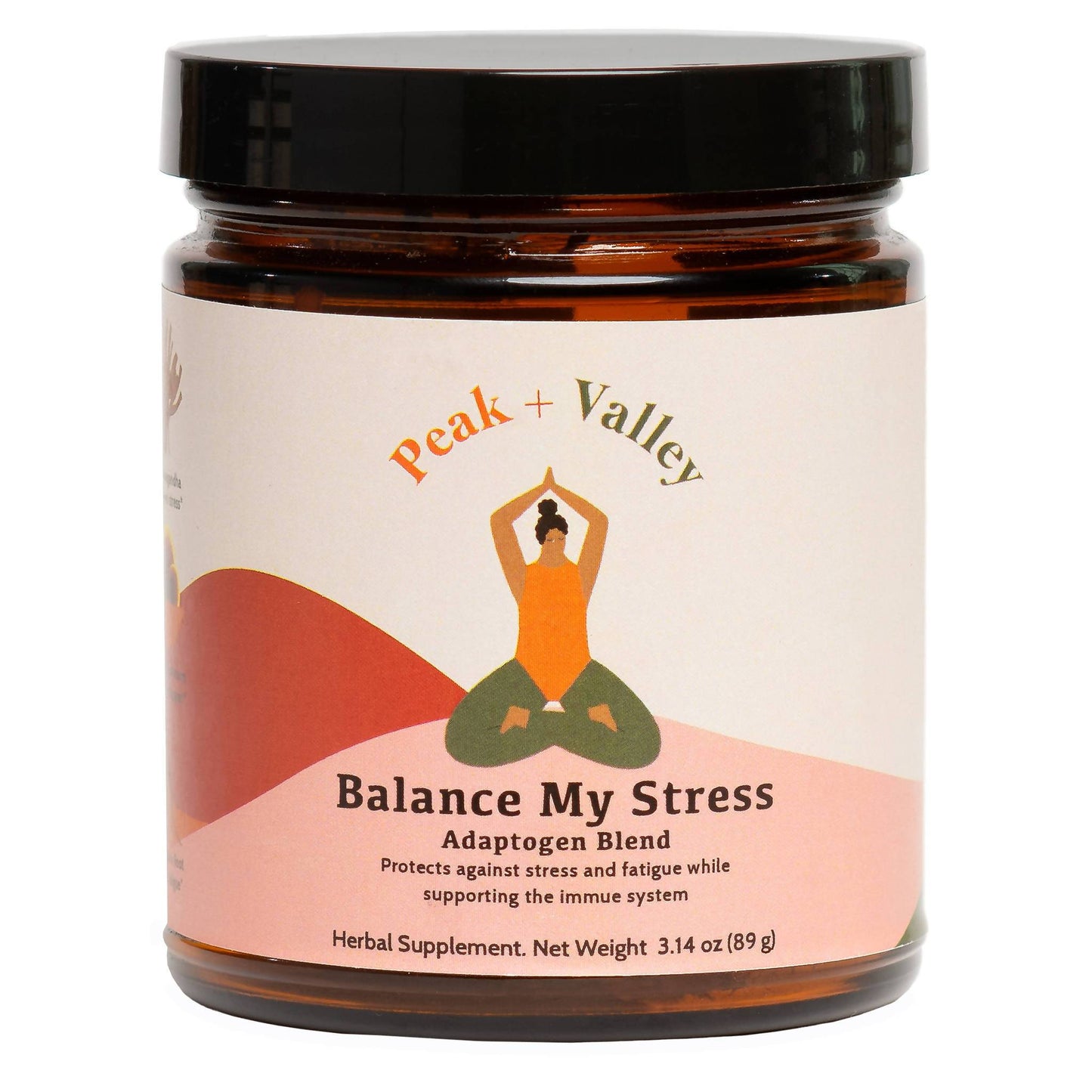 Balance My Stress Adaptogen Blend Jars - 12-Jar Pack - Peak and Valley | Farm2Me Wholesale
