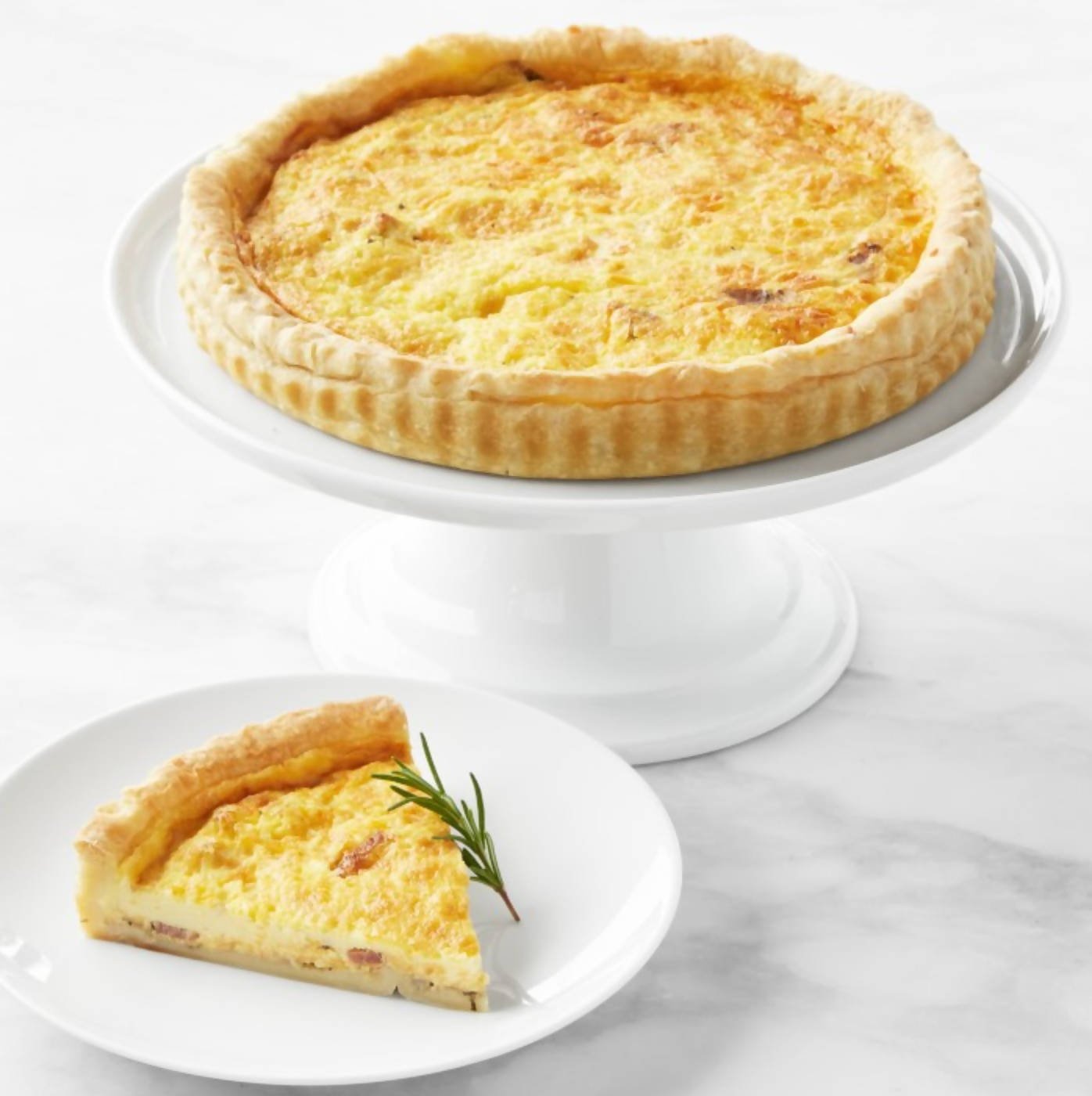 PieconicNY - 9" Bacon & Onion Quiche - Quiche - Farm2Me - QUBACON - -