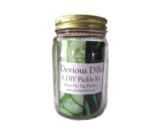 Farm2Me - Pantry - Pin Up Pickles - DIY Pickle Kit w/ Jar - Devious Dill - 24 Jars - DIY Pickle Kit w/ Jar - Devious Dill - 24 Jars - DDKit_withjar