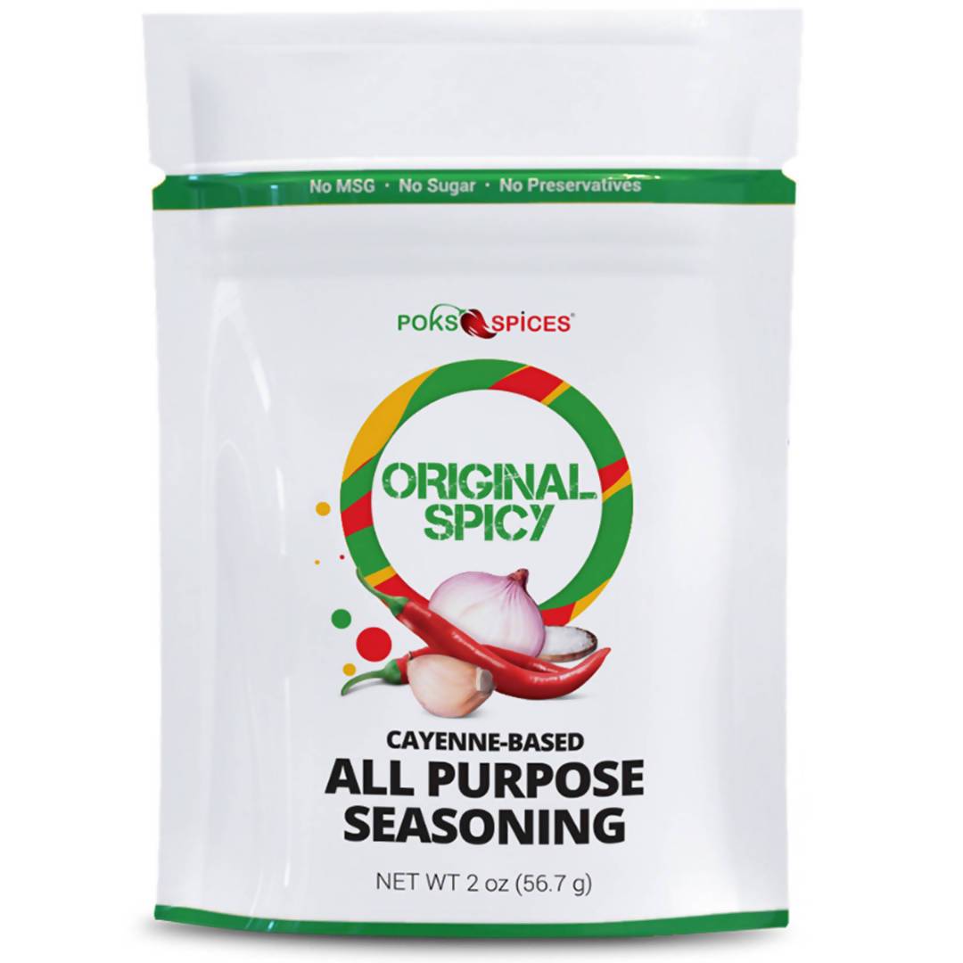 Farm2Me - Pantry - POKS Spices - Original Spicy Cayenne-Based West African Seasoning - 25 x 2oz - Original Spicy Cayenne-Based West African Seasoning - 25 x 2oz - 869206000241
