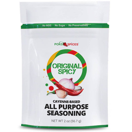 Farm2Me - Pantry - POKS Spices - Original Spicy Cayenne-Based West African Seasoning - 25 x 2oz - Original Spicy Cayenne-Based West African Seasoning - 25 x 2oz - 869206000241