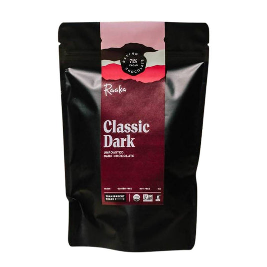 Farm2Me - Pantry - Raaka Chocolate - Classic Dark Baking Chocolate - 10 x 8oz - Classic Dark Baking Chocolate - 10 x 8oz - 850002567687