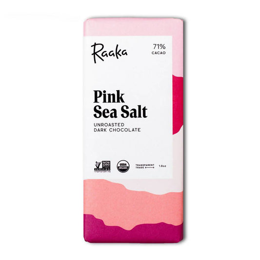 Farm2Me - Snacks - Raaka Chocolate - Pink Sea Salt Chocolate - 12 x 1.8oz - Pink Sea Salt Chocolate - 12 x 1.8oz - 662425021512