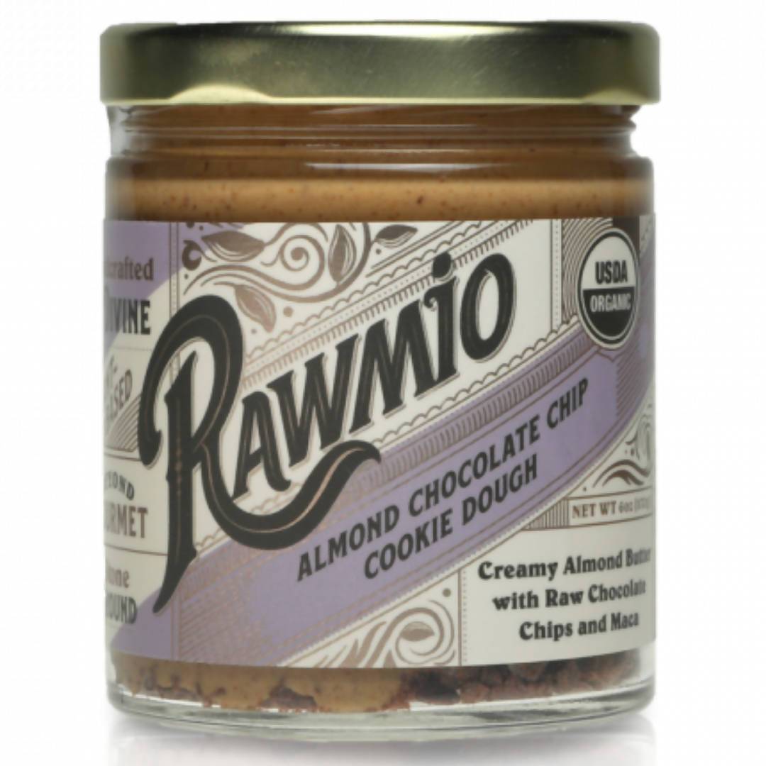 Rawmio Organic Cookie Dough Spread Almond Chocolate Chip - 12-Jars Pack - Windy City Organic's Rawmio™ Chocolate | Farm2Me Wholesale