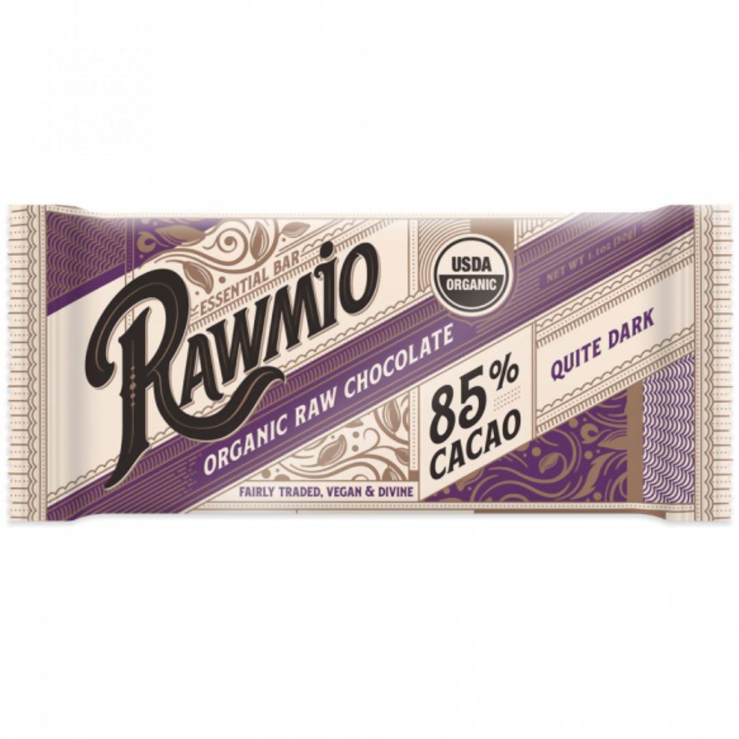 Farm2Me - Snacks - Rawmio Chocolate - Essential 85% Dark Chocolate Bar - 15 x 1.1oz - Essential 85% Dark Chocolate Bar - 15 x 1.1oz - 850018464222