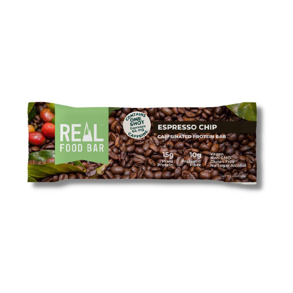 Farm2Me - Snacks - Real Food Bar - Real Food Bar - Espresso Chip - 12 x 2.12oz - Real Food Bar - Espresso Chip - 12 x 2.12oz - 866763000363