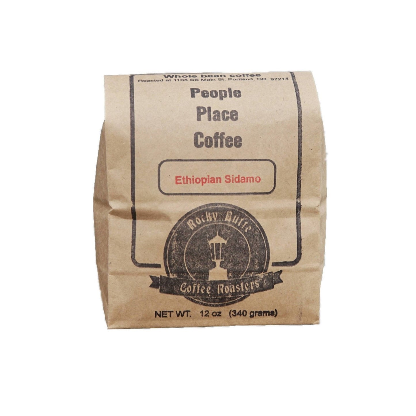 Farm2Me - beverage - Rocky Butte Coffee Roasters - Ethiopia Sidamo Coffee Beans (Light Roast) Bags - 12 OZ x 10 - Ethiopia Sidamo Coffee Beans (Light Roast) Bags - 12 OZ x 10 -