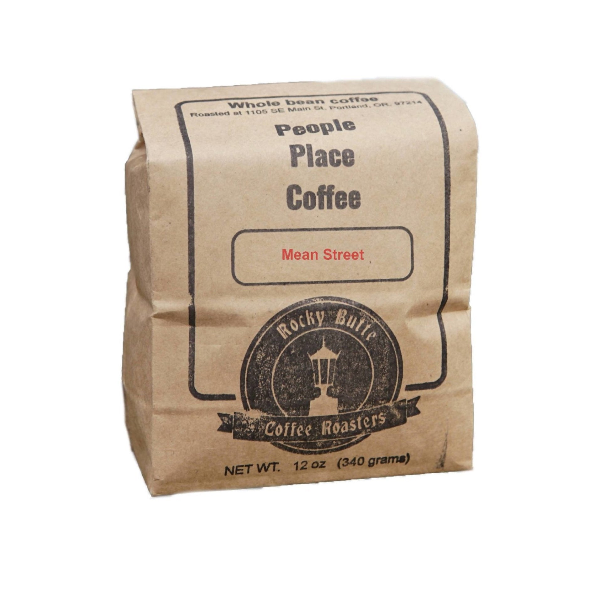 Farm2Me - beverage - Rocky Butte Coffee Roasters - Mean Street Coffee Beans (Dark Roast) - 12 OZ x 10 - Mean Street Coffee Beans (Dark Roast) - 12 OZ x 10 -