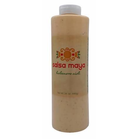 Salsa Maya - Salsa Maya Habanero Aioli Squeeze - 6 Bottles x 24oz - Pantry - Farm2Me - -